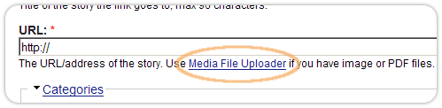Use Media File Uploader